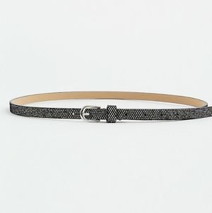 Torrid Black and Silver Studded Sparkle Belt